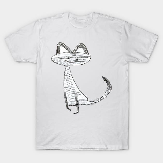 Judgemental cat T-Shirt by Angsty-angst